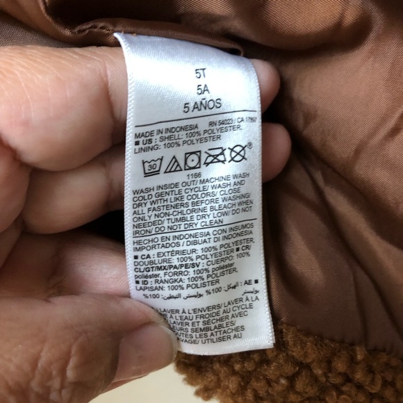 Old Navy Kids Teddy Coat | Brown - Picture 11 of 11